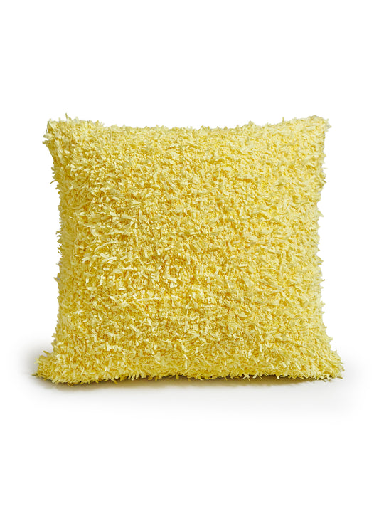 Butterfly Yarn Knitted Throw Pillow