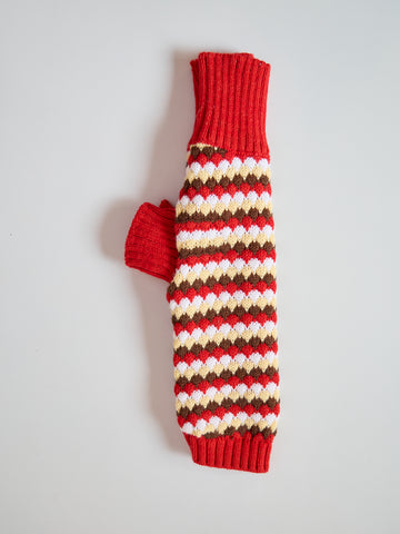 Colorful Striped Knitted Pet Sweater