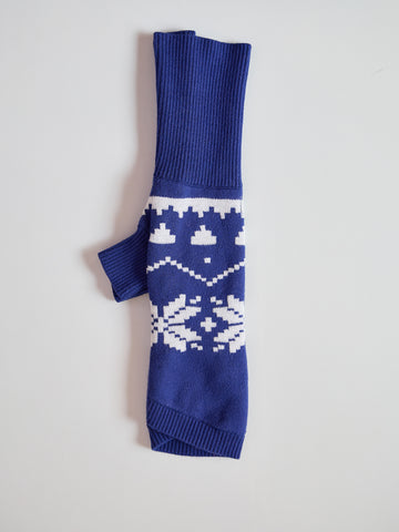 Christmas Glow-in-the-Dark Snowflake Knitted Pet Sweater
