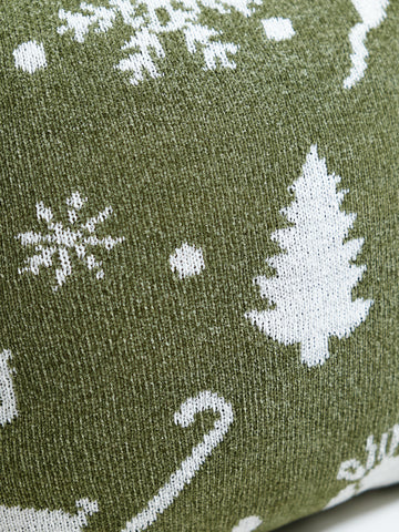 Christmas Pattern Throw Pillow