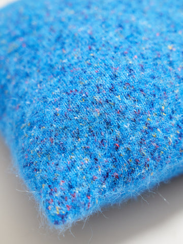 Colorful Alpaca Wool Knitted Throw Pillow