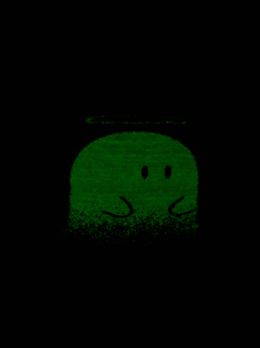 Glow-in-the-Dark Ghost Knitted Throw Pillow